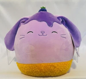 Squishmallows Hansel il coniglietto cheesecake ai mirtilli, peluche imbottito 8" per bambini - Foto 1 di 6