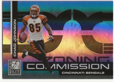 2007 Donruss Elite Zoning Commission Black Chad Johnson /400 #ZC-16 - Image 1 of 2