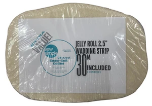 Sew Simple On A Roll Jelly Roll Rug Camden Bag Wadding Batting 2.5"x30M (32.8yd) - Picture 1 of 1
