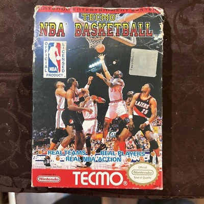 Tecmo NBA Basketball (Nintendo Entertainment System) Cib - Image 1 of 4