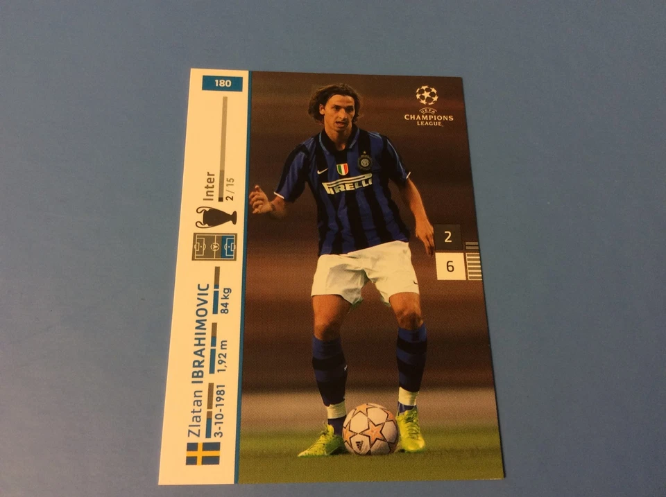 PANINI ZLATAN IBRAHIMOVIC CARD 2007 INTER CHAMPIONS LEAGUE RARE - Image 1 of 1