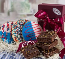 Patriotic Cookie and Brownie Gift Box