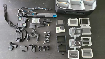 Used GoPro HERO 3 Camera, Waterproof Case And Accessories - Image 1 of 4
