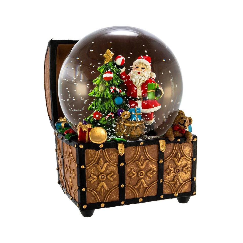 Kurt Adler 100mm Santa Musical Water Globe