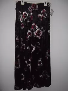 INDIGO REIN - GIRLS - PANTS - BLACK FLORAL - SIZE LARGE (AC-28-113) - Picture 1 of 3