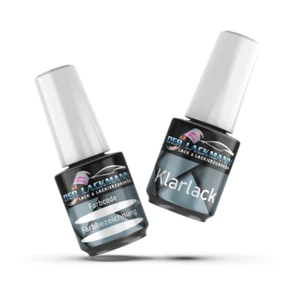 Lackstift-Set für BMW 475 Black Sapphire Autolack+Klarlack 2x20ml Pinsel - Bild 1 von 3