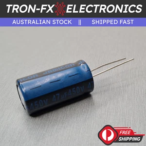 1Pcs 47uF 450V High Temp PCB Electrolytic Capacitor - Picture 1 of 4