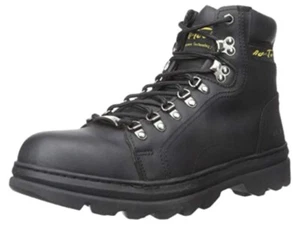 Ad Tec Men's 6" Leather Work & Hiking boots- Steel Toe-Oil Resistant- Size 9W - Picture 1 of 18