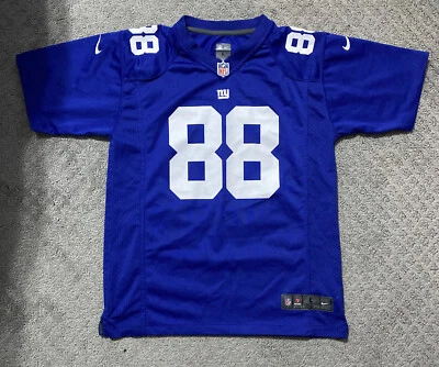 NFL New York Giants Hakeem Nicks 88 Nike On the Field Jersey Juvenil L Foto 1 de 4