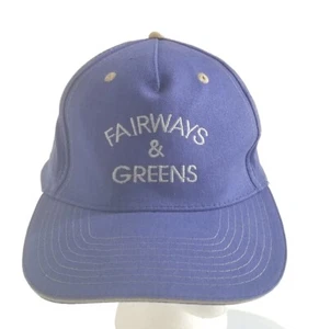 Fairways & Greens Golf Baseball Blue Cap Hat Cobra Adjustable  Embroidered Logo  - Picture 1 of 17