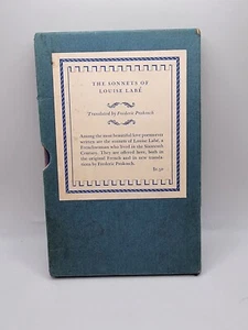 Love Sonnets of Louise Labe' 1947 - Hardcover Book & Sleeve - Picture 1 of 11