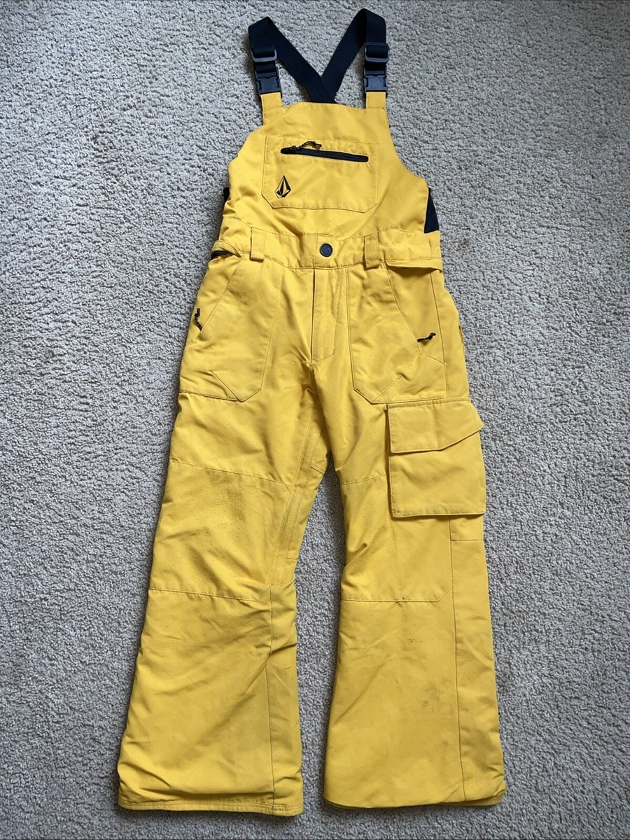 Pantalones De Esquí Spyder Para Niños - Guard, Amarillo, Impermeables, Con Aislamiento