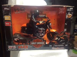 Harley Davidson radio control XL 1200N Nightster by Maisto Black & Orange - Picture 1 of 1