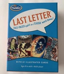 Think Fun Last Letter Game Word Illustrated Cards Car Trip Travel Age 8+ - Picture 1 of 3