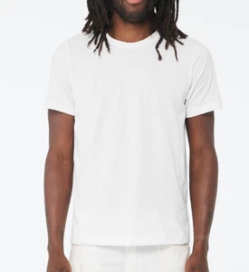 Bella + Canvas 3001CVC Unisex T Shirt Retail Fit Heather Stylish Tee CVC WHITE - Picture 1 of 13