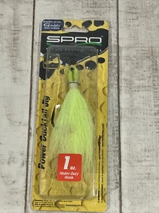 Plantilla de agua salada SPRO Power Bucktail Chartreuse 1 onza SPBJCC-1 - Imagen 1 de 2