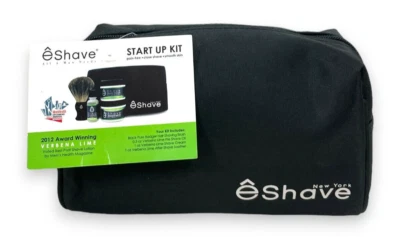 Cepillo de afeitar Eshave, aceite de afeitar, crema de afeitar y después del afeitado, juego de 4, nuevo Foto 1 de 2