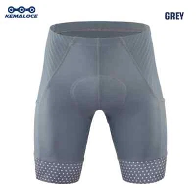 Pantalones Cortos de Ciclismo Hombres Almohadilla de Gel Verano Bicicleta Pantalones Cortos Carretera Carreras Compresión Reflectante Foto 1 de 4