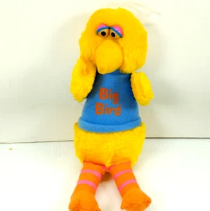 Vintage 9`` Hasbro Softies Sesamstraße großer Vogel Stofftier Plüschtier - Bild 1 von 18