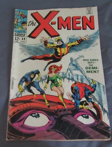 Marvel .12 cent X-Men Vol 1 #49,Oct. 1968, First Polaris, Who Dares DefDemi-Men - Picture 1 of 9