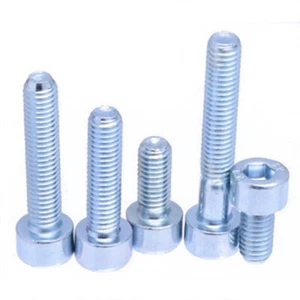 M10 M12 ALLEN BOLT SOCKET CAP SCREWS HEX HEAD 8.8 HIGH TENSILE ZINC PLATED STEEL - Picture 1 of 44
