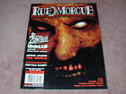 RUE MORGUE magazine #36, Année du ZOMBIE, Retro Classique Horor Comics