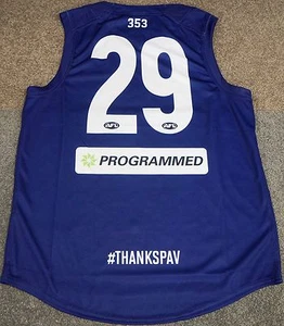 MATTHEW PAVLICH JUMPER FREMANTLE DOCKERS 353 GAMES RETIREMENT - SIZE XL - Picture 1 of 2