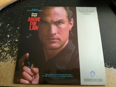Laserdisc Above the Law Movie Steven Seagal Foto 1 de 2