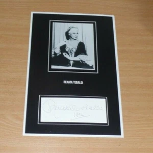 RENATA TEBALDI (+), original signed Photo 20x30 cm (NST) - Bild 1 von 1