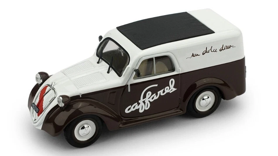 Fiat 500b Furgone 1950 Caffarel - Torino Brumm R594