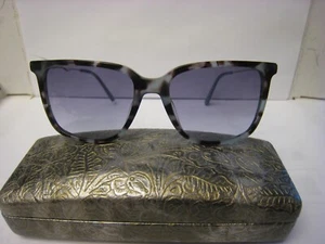 CALVIN KLEIN Women's Sunglasses CK19702SG Light Blue Tortoise 55-17-140 New - Picture 1 of 5