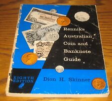 Vintage 1974 RENNICK'S AUSTRALIAN COIN & BANKNOTE GUIDE (8th Ed). Dion Skinner