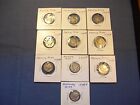 Mercury Dimes 1916, 1924, 1926, 1927, 1929, 1929, 1934, 1935, 1942, 1945 G- Vf