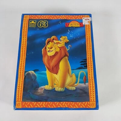Rompecabezas Disney Rey León 63 Piezas Completo Dorado Mufasa Simba Estrellas Foto 1 de 4