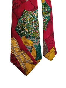 LANCETTI SEIDENKRAWATTE MADE IN ITALY SOIE TIE SILK VINTAGE KRAWATTE NEU - Bild 1 von 8