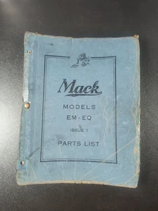  Libro de piezas manual Mack Truck EM EQ 1937 diagrama diésel de servicio pesado esquema  - Imagen 1 de 24