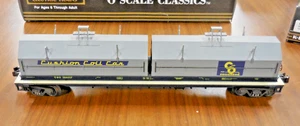 K-LINE K676-1251-- O SCALE C&O COIL CAR WITH LOADS  PRE-OWNED - Picture 1 of 5