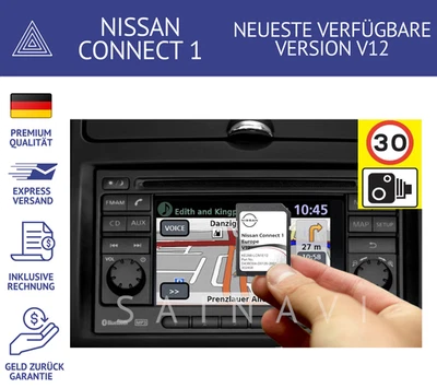 NEU für Nissan Connect 1 V12 EU & UK Navi SD Karte für Nissan Connect 2023 - Bild 1 von 4