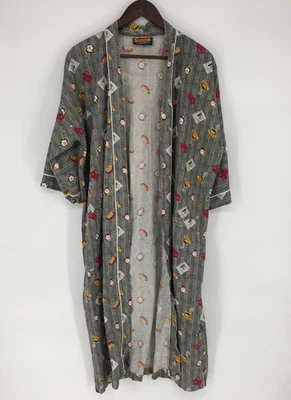 Bata kimono boxer sombra vintage albornoz ropa de dormir ropa de salón desayuno café Foto 1 de 4