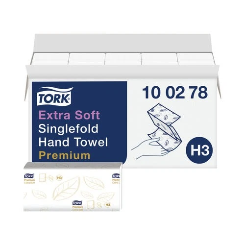 Tork 100278 Extra Soft Singlefold Hand Towel Premium 200Sheets 15Pack