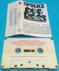 THE POLICE "Greatest Hits" MADE IN ECUADOR (SPANISH TITLES) CASSETTE (VG+) - Picture 1 of 8