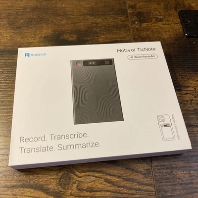 TicNote AI Voice Recorder 64GB Memory Note Recorder w/Case App Control 100+La... - Image 1 of 4