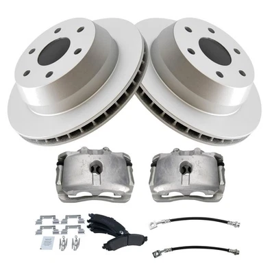 For Cadillac Escalade 05-06 Disc Brake Kit Rear Disc Brake Kit w Semi-Metallic - Image 1 of 4