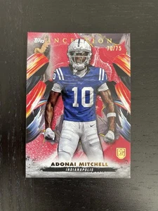 2024 Topps Inception Adonai Mitchell Rookie RC /75 Colts - Bild 1 von 2
