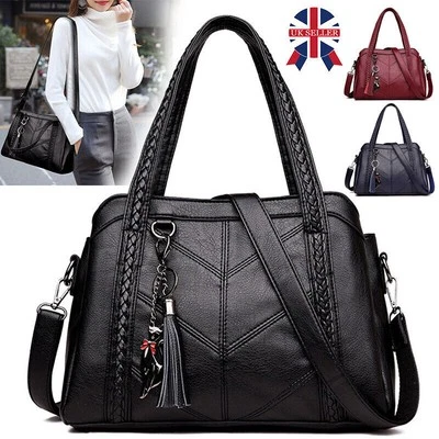Ladies Purse Crossbody Soft Leather Beautiful Women Handbag Shoulder Bag