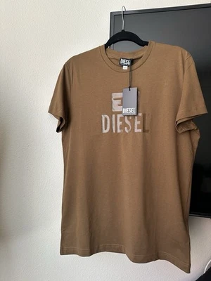 Футболка Diesel/коричневая размер L/100% хлопок - Изображение 1 из 3