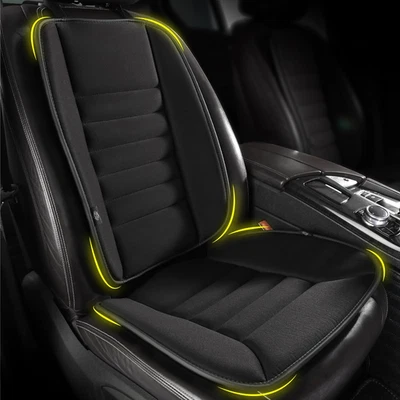 Asiento de coche ergonómico y cojín lumbar - espuma viscoelástica, alivio del dolor, para conductores y oficina Foto 1 de 4