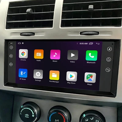 For Dodge Avenger 2009-2011 Android GPS Carplay Radio Multimedia Car Stereo Navi - Image 1 of 4