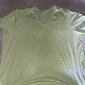 LAND’S END Women’s Short Sleeve Yellow Supreme Cotton Tee Top T-Shirt 3X 24W-28! - Picture 1 of 3