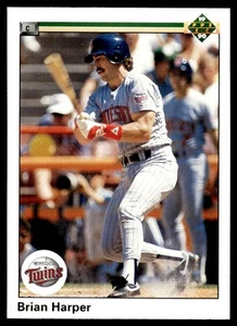 1990 Upper Deck Brian Harper Minnesota Twins #391 - Picture 1 of 2